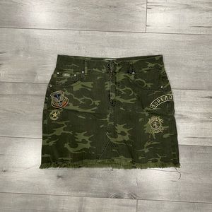 Superdry Mini Camo Skirt